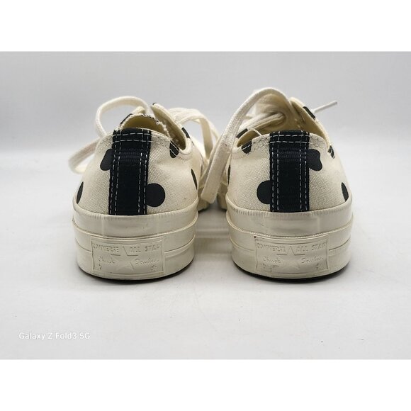 Converse All Star 70 Low Sneakers M 5 W 7 Comme De‎ Garcons Polka Dot Heart - Picture 6 of 9